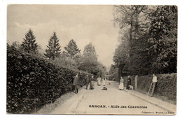 LIVRY-GARGAN---GARGAN --1908-- Allée Des Charmilles   ( Très Animée ) .....à Saisir - Livry Gargan