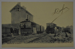 CPA 1905 Forville, Fernelmont - La Station Avec Trams - Fernelmont