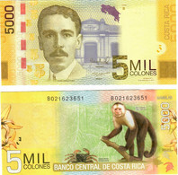 Costa Rica 5000 Colones 2016 UNC - Costa Rica