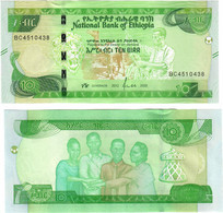 Ethiopia 10 Birr 2020 UNC - Etiopía