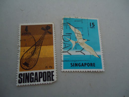 SINGAPORE  USED  STAMPS BIRDS  BIRD QUITAR - Singapore (1959-...)