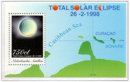 Nederlandse Antillen NVPH 1204 Blok Zonsverduistering 1998 MNH Postfris - Curazao, Antillas Holandesas, Aruba