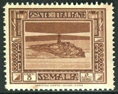 SOMALIA 1932 PITTORICA 5 C. DENT. 12 ** MNH - Somalië