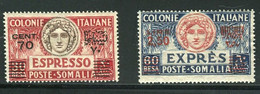 SOMALIA 1926 ESPRESSI N.5/6 ** MNH - Somalië