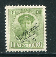 LUXEMBOURG- Service Y&T N°132- Neuf Sans Charnière ** - Servizio