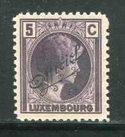 LUXEMBOURG- Service Y&T N°158- Oblitéré - Dienstmarken