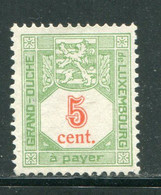 LUXEMBOURG- Taxe Y&T N°10- Neuf Sans Gomme - Postage Due