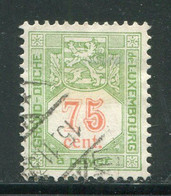 LUXEMBOURG- Taxe Y&T N°20- Oblitéré - Postage Due