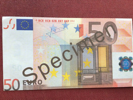 FRANCE Billet De 50 Euros Spécimen !!!!!!! - Otros
