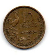 10 Francs 1954 B TTB - Other & Unclassified