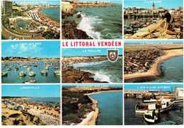 CPM FRANCE 00 REGIONS VENDEE - Le Littoral Vendéen - Multivues - Pays De La Loire