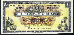 SCOTLAND The Royal Bank Of Scotland P325b 1 POUND 1.6.1966       XF    NO P.h. - 1 Pound