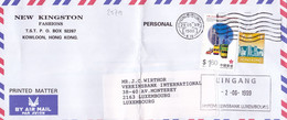 25719# LETTRE KOWLOON PAR AVION BY AIR MAIL Obl HONG KONG 1999 LUXEMBOURG - Lettres & Documents