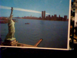 NEW YORK  LIBERTY STATUE TORRI GEMELLE WORLD TRADE CENTER VB1989   IF9571 - World Trade Center