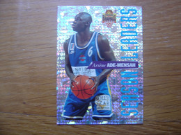 1995 Carte Basketball Panini ARSENE ADE MENSAH Season Leaders FFBB Basket - Autres & Non Classés