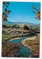 (RECTO / VERSO) SISTERON EN 1971 - VUE GENERALE DE LA CITADELLE - N° 602 - BELLE FLAMME - CPSM GF - Sisteron