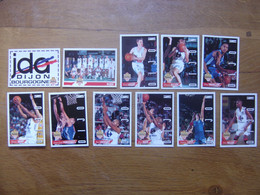 1995 Carte Basketball Panini EQUIPE JDA DIJON BOURGOGNE Basket FFBB - Otros & Sin Clasificación