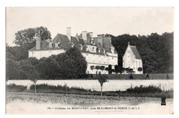 (37) 1380, Beaumont La Ronce, Château De Montifray - Beaumont-la-Ronce