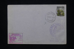 AFRIQUE DU SUD - Oblitération Paquebot Sur Enveloppe En 1982 Avec Cachets Antarctique  - L 106555 - Storia Postale