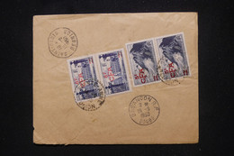 RÉUNION - Enveloppe En Recommandé De Ste Anne Pour La France En 1950, Affranchissement Au Verso - L 106562 - Briefe U. Dokumente