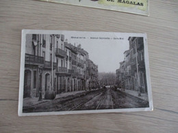 CPA 34 Hérault Béziers Avenue Gambetta Gare Midi édition Glacée Eychenne - Beziers