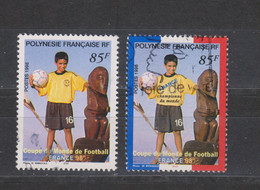 Yvert 565 - 571 Football Coupe Du Monde 1998 - Gebraucht