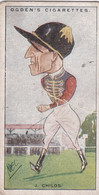 11 Joseph Childs - Turf Personalities 1929 - Ogdens  Cigarette Card - Original - Sport - Horse Racing - Ogden's