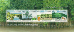 INDIA 2002 MANGROVES TREE PLANT ENVOIRONMENT 4v Miniature Sheet MNH, P.O Fresh & Fine - Ungebraucht