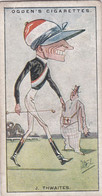 44 Joseph Thwaites  - Turf Personalities 1929 - Ogdens  Cigarette Card - Original - Sport - Horse Racing - Ogden's