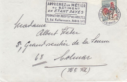 Env Affr Y&T 1331A Obl STRASBOURG NEUDORF Du 7.5.1965 Adressée à Colmae - Alsace Lorraine