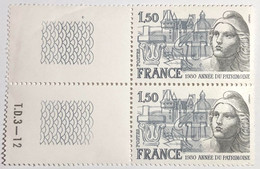 Paire De Timbres N°2092 Neufs - Unused Stamps