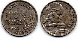 100 Francs 1958 B TTB - N. 100 Francs