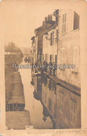 CARTE PHOTO SAINT ST LEU ESSERENT  LA CRUE DE L'OISE LE 8 JANVIER 1926 - Andere Gemeenten