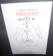 Affiche (double) Dossier De Presse (21 X 30) Les Dessins érotiques De Wolinski - Musée De L'érotisme - Wolinski