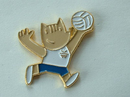 PIN'S JEUX OLYMPIQUES BARCELONE 92 - VOLLEYBALL - AVEC LOGO - Olympic Games