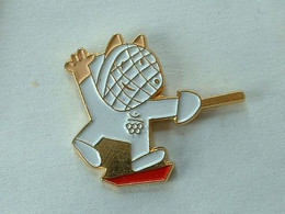 PIN'S JEUX OLYMPIQUES BARCELONE 92 - ESCRIME - AVEC LOGO - Olympic Games