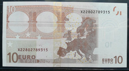 EUROPEAN CENTRAL BANK - GERMANY X R016I4 - P.9X – 1 X 10 EURO 2002 UNC-  / Signature Trichet - 10 Euro