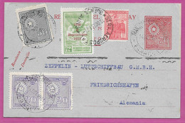 CONDOR ZEPPELIN LZ 127 1931 DEUTSCHE FLUGPOST Air Mail EP PARAGUAY & ARGENTINA Combi Franking GERMANY LUFTPOST Par Avion - Flugzeuge