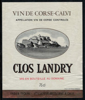 Vin De Corse // Clos Landry - Sonstige & Ohne Zuordnung