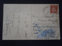 ANDORRE ANDORRA TIMBRE LETTRE CARTE ENVELOPPE DOCUMENT ANDORRE LA VIEILLE - Maschinenstempel (EMA)