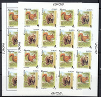 Europa Cept 1999 Kosovo 2v In Sheetlet Perforated & Imperforated ** Mnh (F8934) Private Issue - 1999