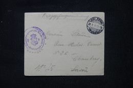 FRANCE / ALLEMAGNE - Enveloppe D'un Prisonnier De Guerre à Golzern Pour Chambéry En 1916 - L 106700 - Guerre De 1914-18