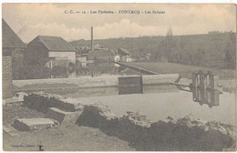 PYRENEES ATLANTIQUES PONTACQ : LES ECLUSES - CIRCULEE DE PONTACQ EN 1940 - Pontacq