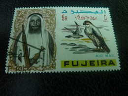 Fujeira - Sultan - Oiseau - Val 5 R - Service - Air Mail - Multicolore - Oblitéré - Année 1965 - - Aigles & Rapaces Diurnes