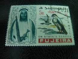 Fujeira - Sultan - Oiseau - Val 5 R - Air Mail - Multicolore - Oblitéré - Année 1965 - - Aigles & Rapaces Diurnes