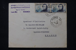 NOUVELLE CALÉDONIE - Enveloppe Du Syndicat D'Initiative De Nouméa Pour La France - L 106714 - Storia Postale