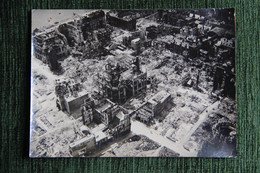 Superbe Photographie Originale D'un Quartier De La Ville De ROUEN Après Les Bombardements De 1940/1944 - Lieux