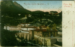 CAVA DE' TIRRENI ( SALERNO ) PANORAMA E FACCIATA DELLA TRINITA - EDIZIONE RAGOZINO - 1900s ( 7729) - Cava De' Tirreni