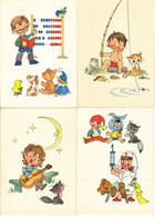 USSR - 1970  Postcards For Children - Unclassified
