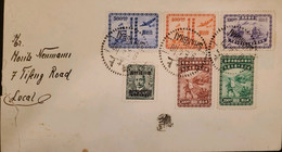 O) 1956 CHINA, SUN YAT SEN AND PLUM BLOSSOMS, MAILCARRYING VEHICLES, RURAL MAIL DELIVERY, SHANGHAI, LOCAL - Lettres & Documents